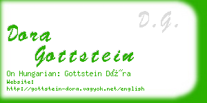 dora gottstein business card